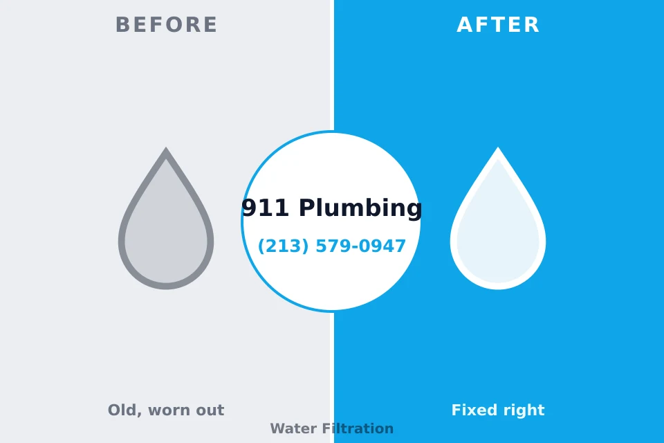 Before and after: plumbing repair Woodbury, TN